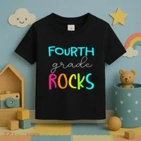 Fourth Grade Rocks Team 4th Grade Teacher Toddler T-Shirt thumb 3