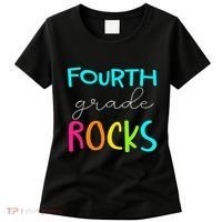Fourth Grade Rocks Team 4th Grade Teacher Women's T-Shirt thumb 0