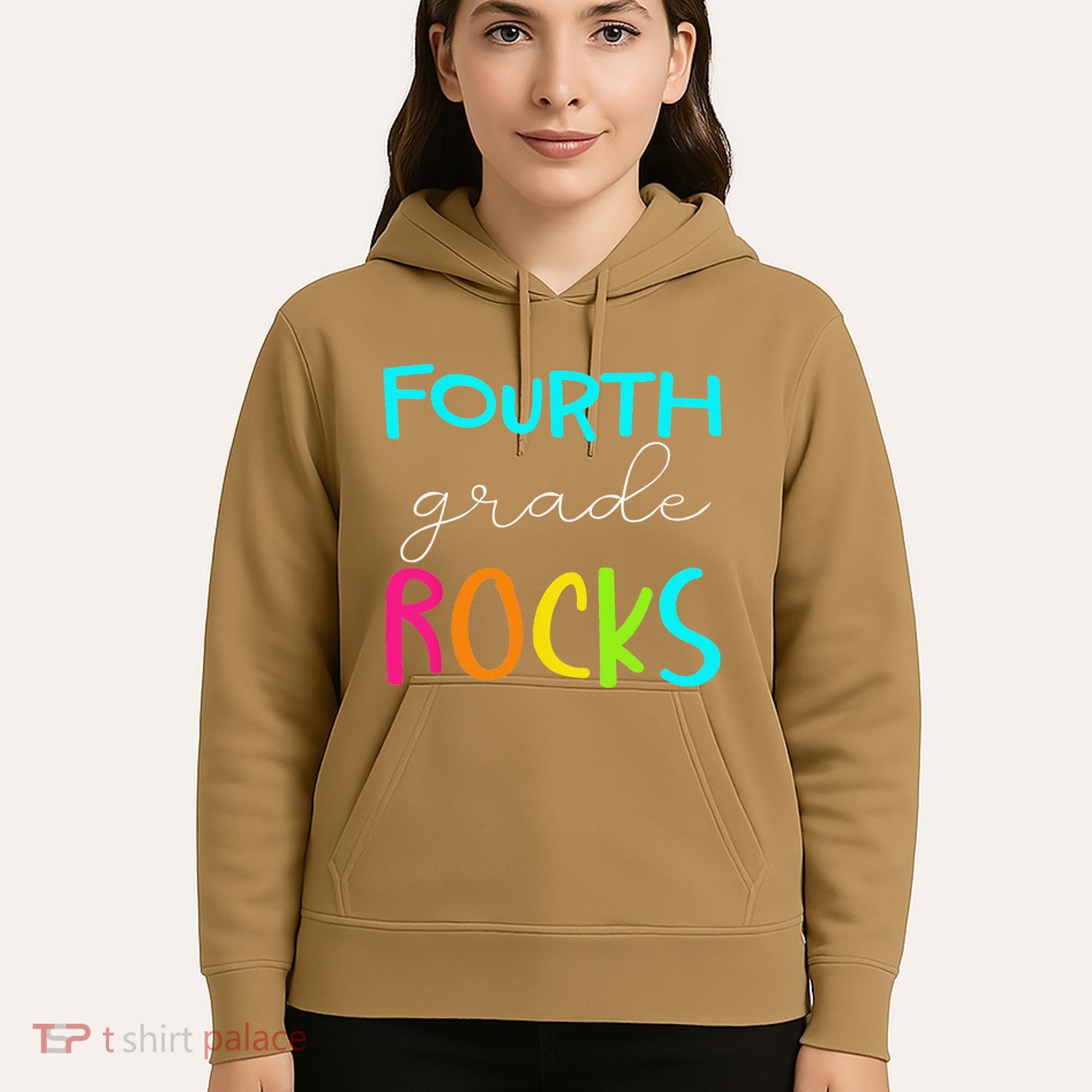 Fourth Grade Rocks Team 4th Grade Teacher Hoodie