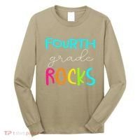 Fourth Grade Rocks Team 4th Grade Teacher Long Sleeve Shirt thumb 0