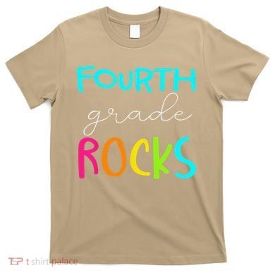 Fourth Grade Rocks Team 4th Grade Teacher T-Shirt