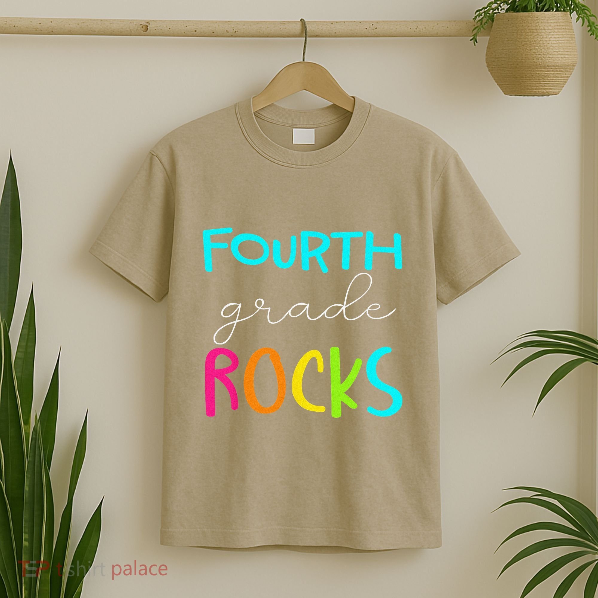 Fourth Grade Rocks Team 4th Grade Teacher T-Shirt
