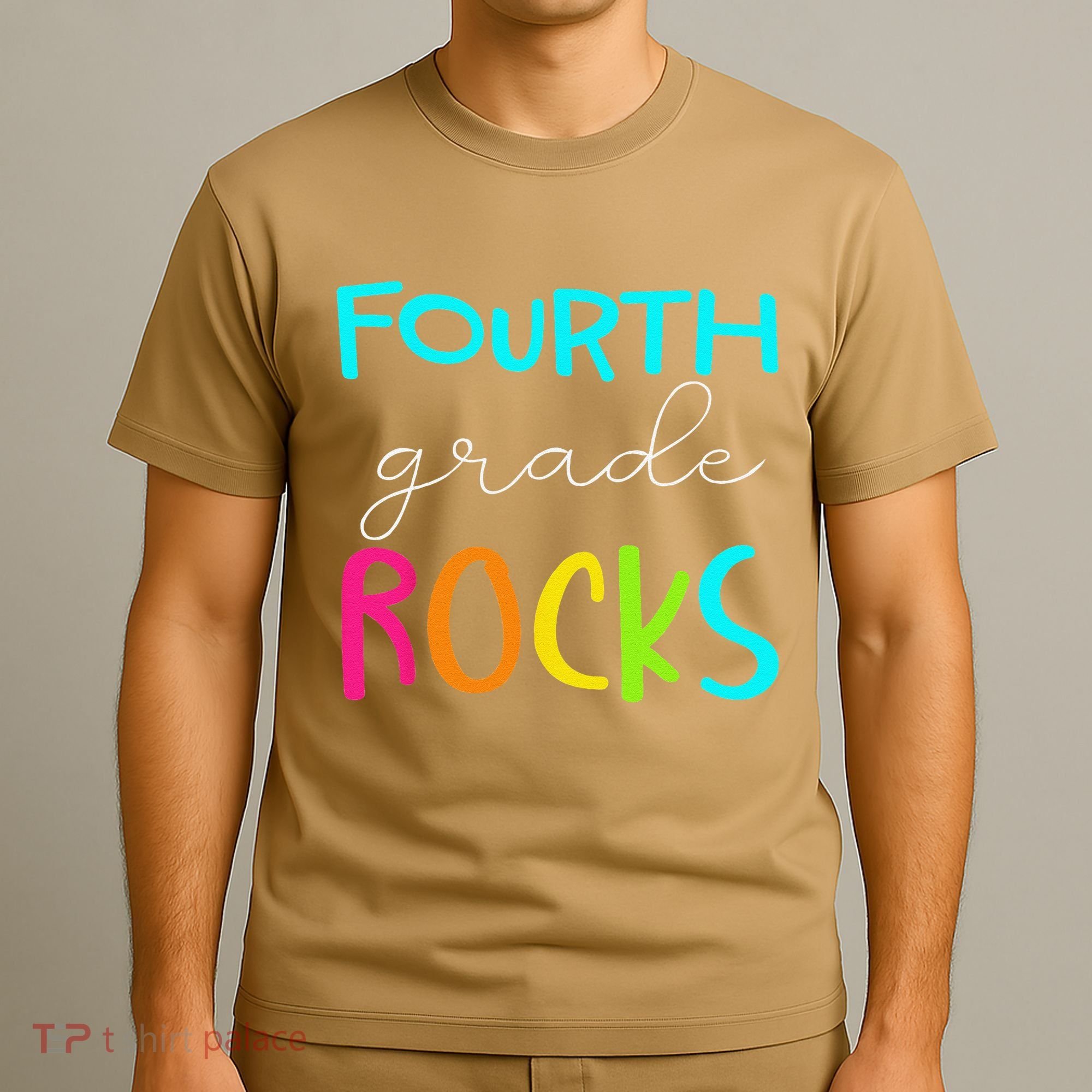 Fourth Grade Rocks Team 4th Grade Teacher T-Shirt
