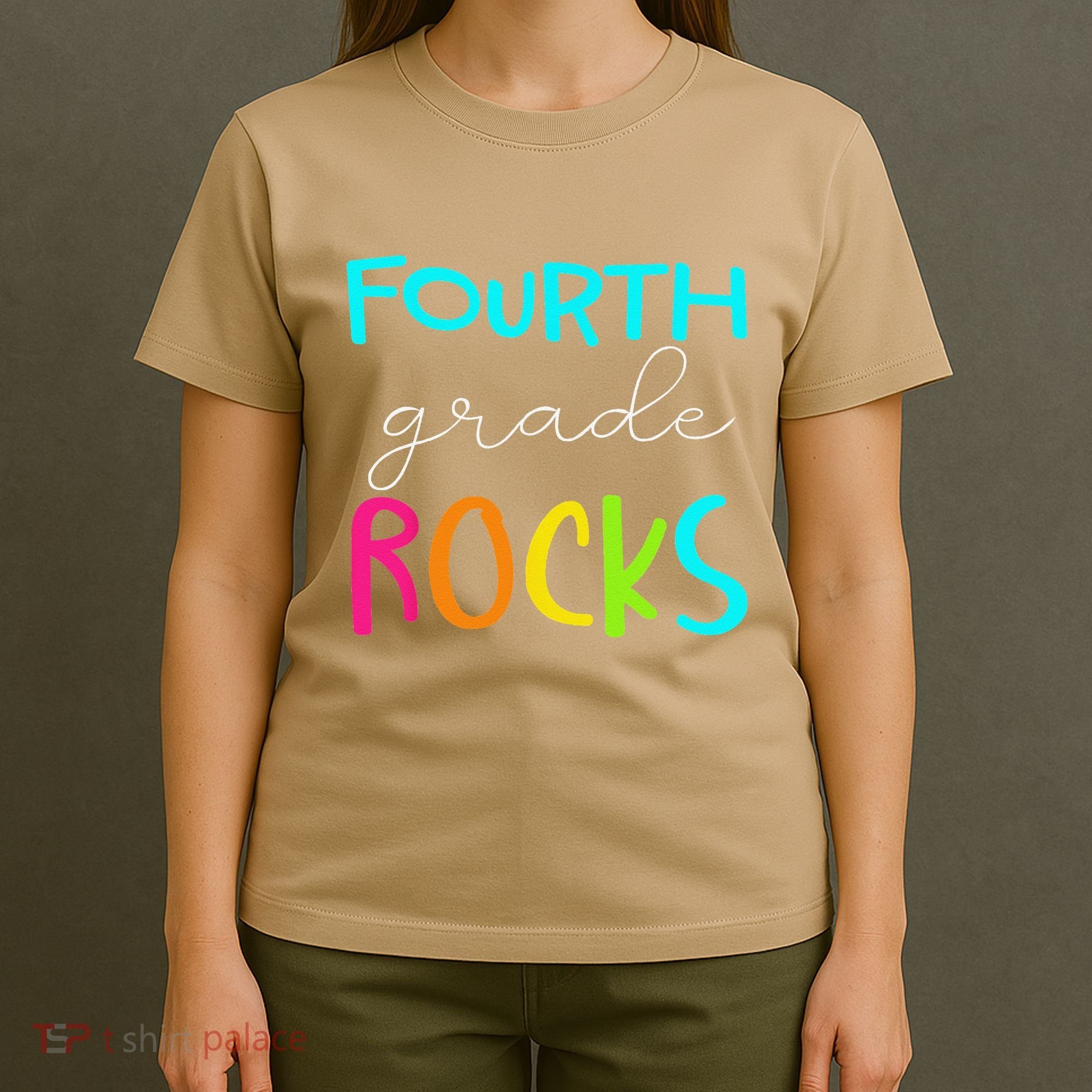 Fourth Grade Rocks Team 4th Grade Teacher T-Shirt