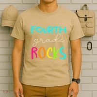 Fourth Grade Rocks Team 4th Grade Teacher T-Shirt thumb 6
