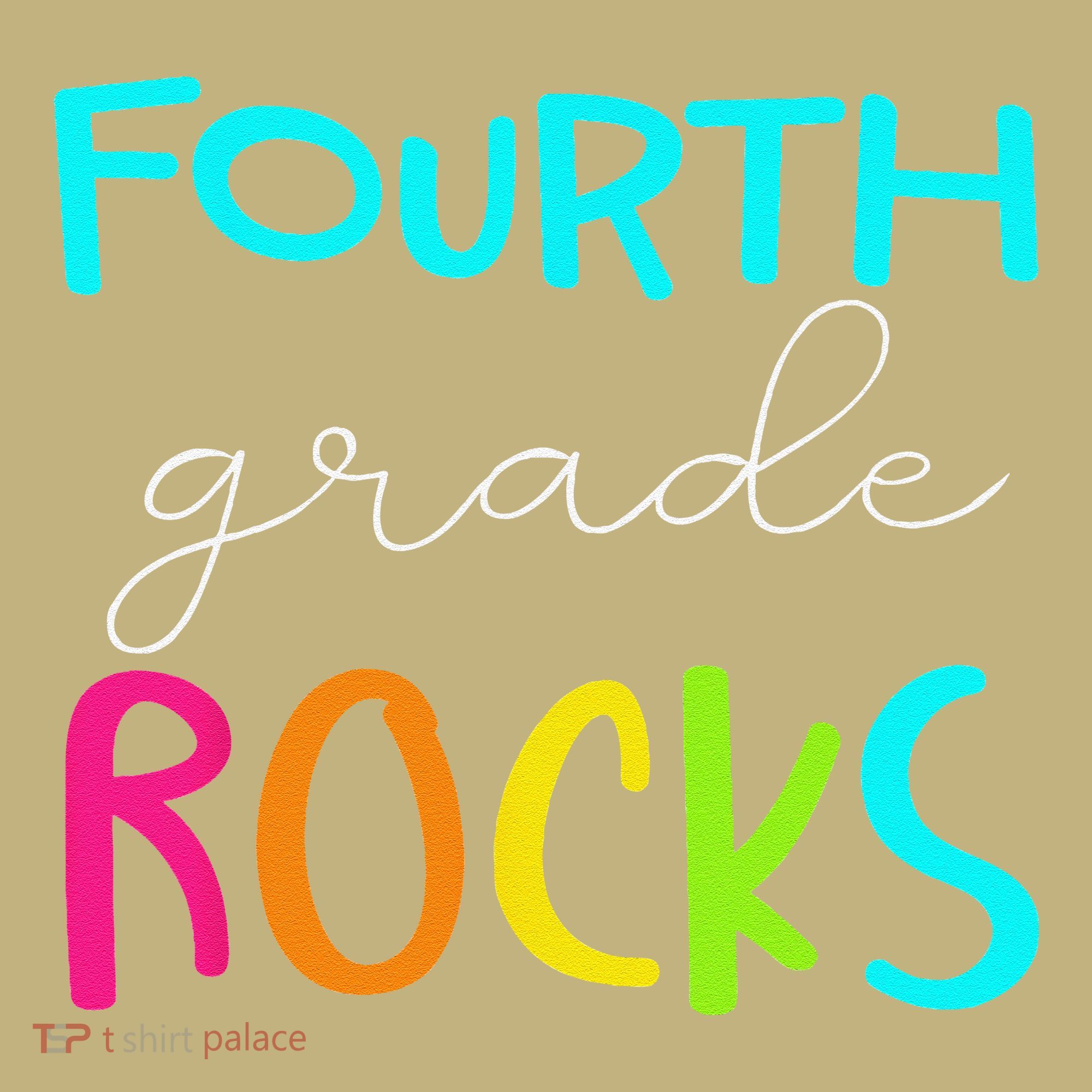 Fourth Grade Rocks Team 4th Grade Teacher Button