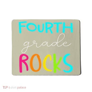 Fourth Grade Rocks Team 4th Grade Teacher Mousepad