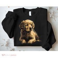 Funny Golden Retriever Puppy Puppies Sweatshirt thumb 2