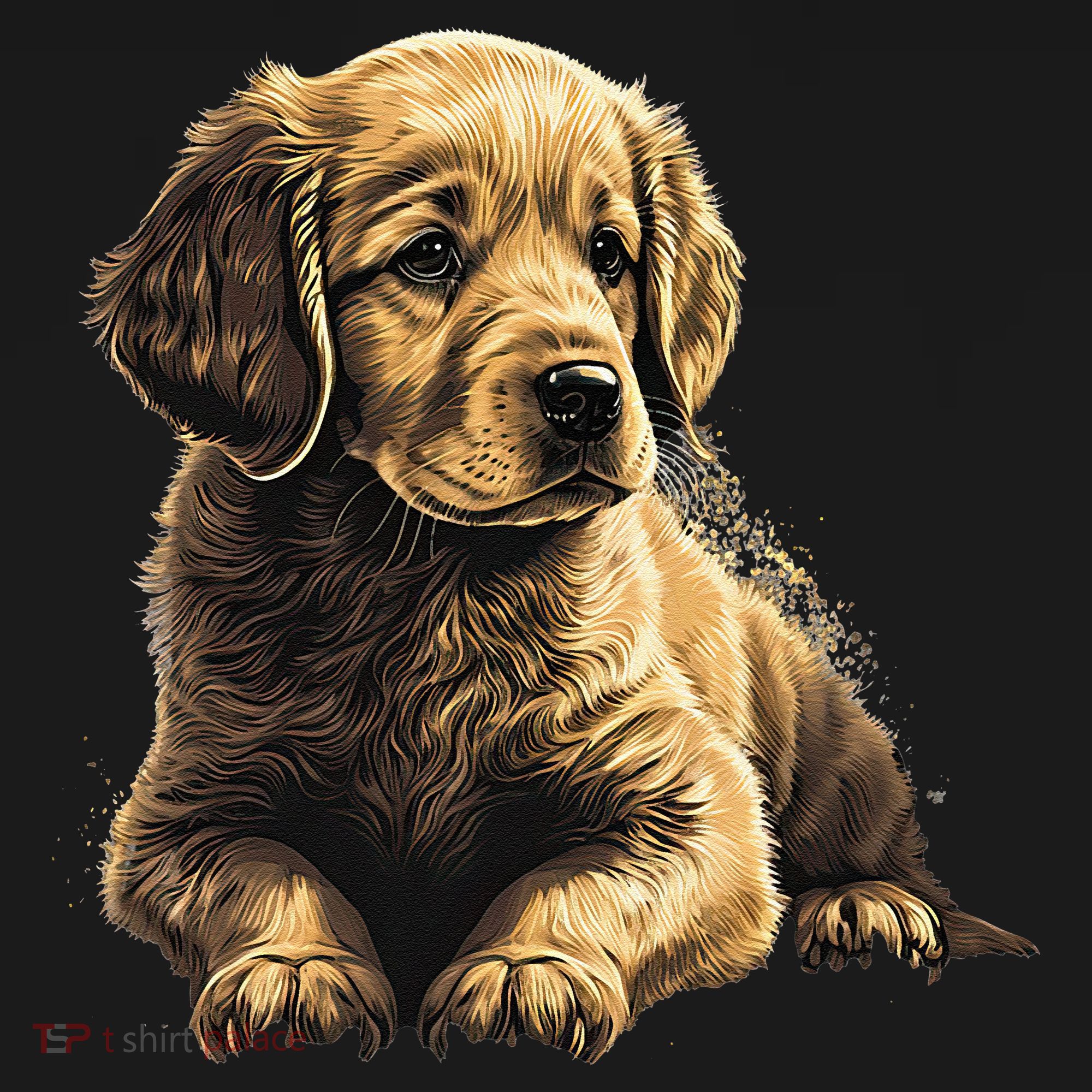 Funny Golden Retriever Puppy Puppies T-Shirt