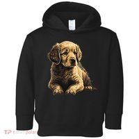 Funny Golden Retriever Puppy Puppies Toddler Hoodie thumb 0