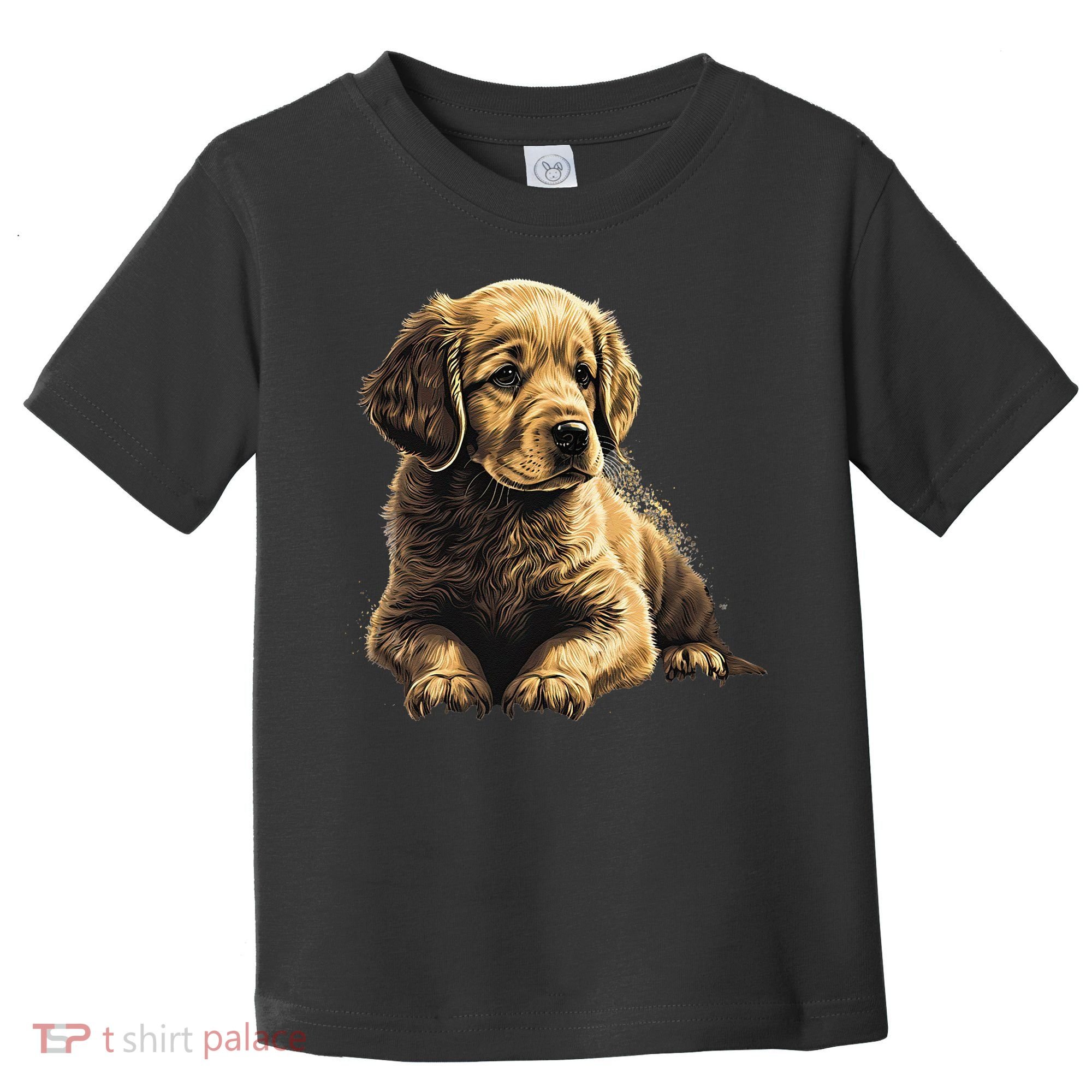 Funny Golden Retriever Puppy Puppies Toddler T-Shirt