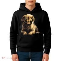 Funny Golden Retriever Puppy Puppies Kids Hoodie thumb 4