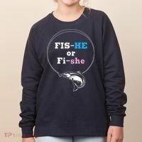 Fishing Gender Reveal Party Ideas Fishe Women's Sweatshirt thumb 0