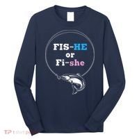 Fishing Gender Reveal Party Ideas Fishe Long Sleeve Shirt thumb 0