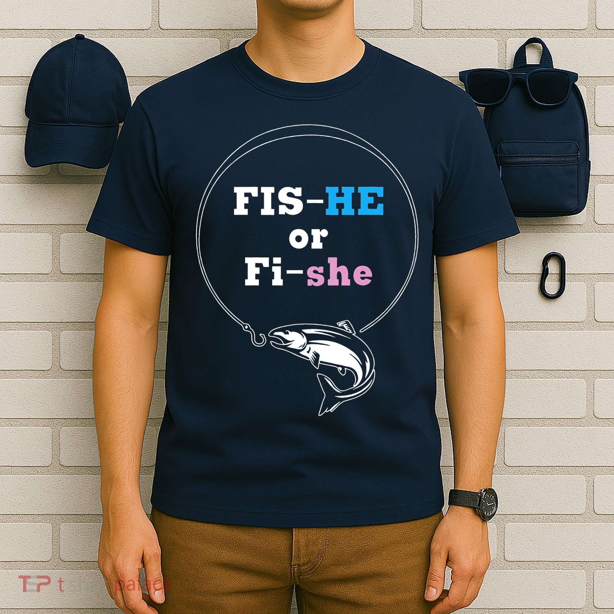 Fishing Gender Reveal Party Ideas Fishe T-Shirt