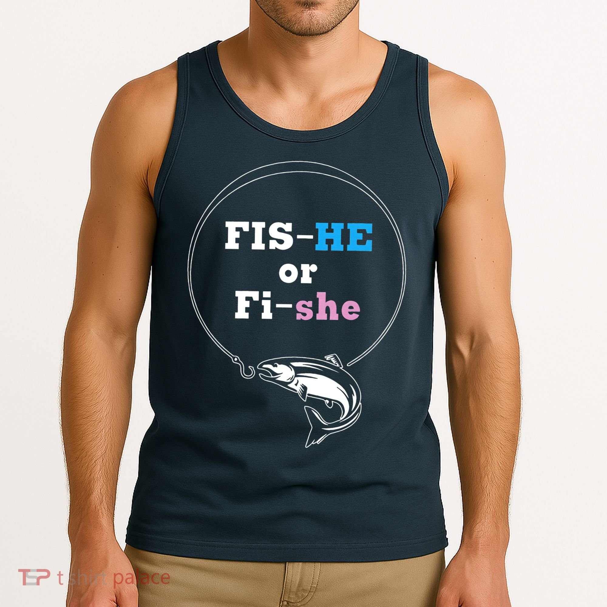 Fishing Gender Reveal Party Ideas Fishe Tank Top