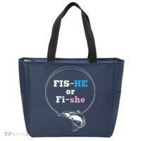 Fishing Gender Reveal Party Ideas Fishe Tote Bag thumb 0