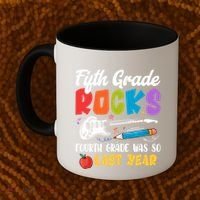 Fifth Grade Rocks 4Th Grade Was So Last Year Back To School Cute Gift Coffee Mug thumb 2