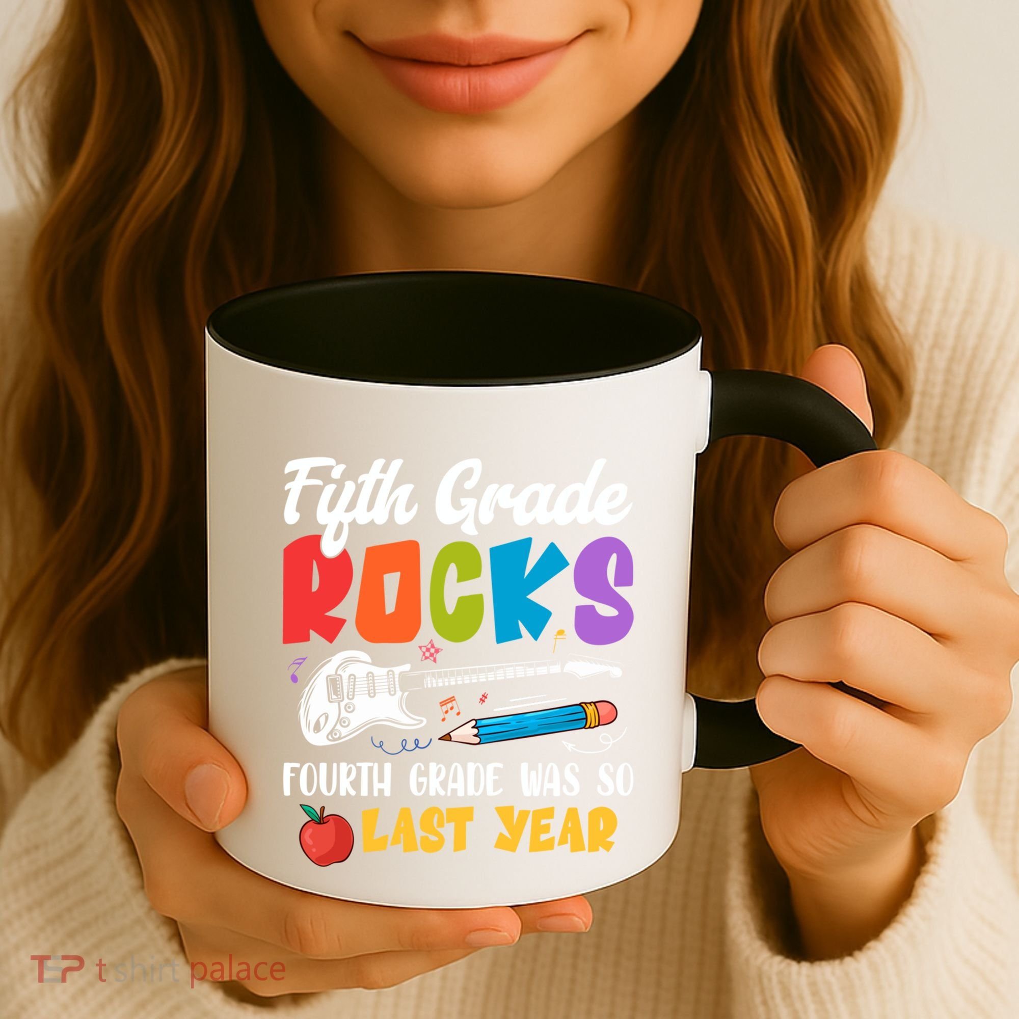 Fifth Grade Rocks 4Th Grade Was So Last Year Back To School Cute Gift Coffee Mug