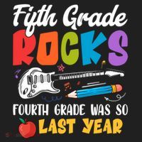 Fifth Grade Rocks 4Th Grade Was So Last Year Back To School Cute Gift Beanie thumb 2