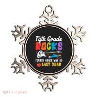 Fifth Grade Rocks 4Th Grade Was So Last Year Back To School Cute Gift Ornament thumb 0