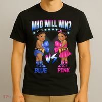Funny Gender Reveal Boxing Keeper Of Gender Reveal Party T-Shirt thumb 3