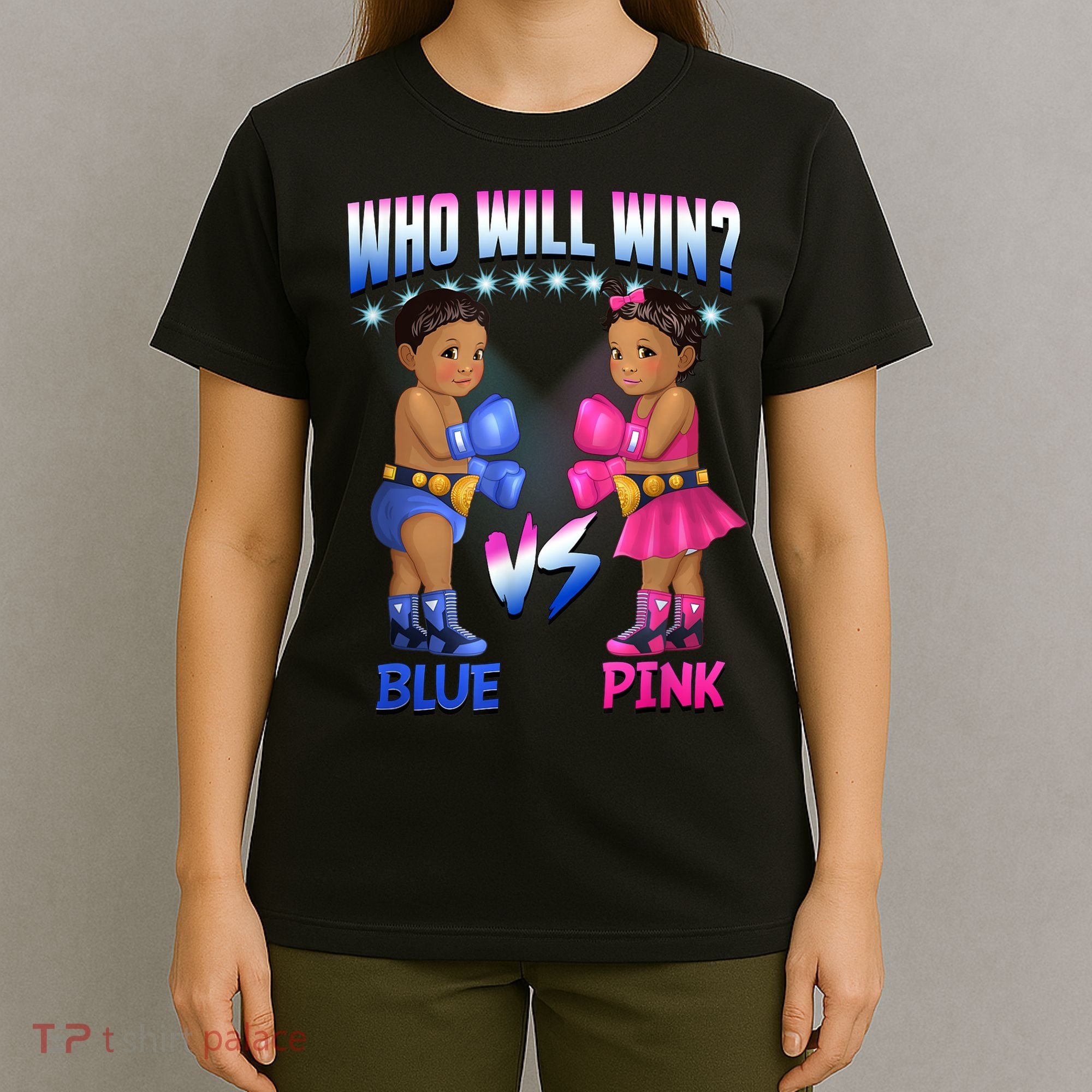 Funny Gender Reveal Boxing Keeper Of Gender Reveal Party T-Shirt