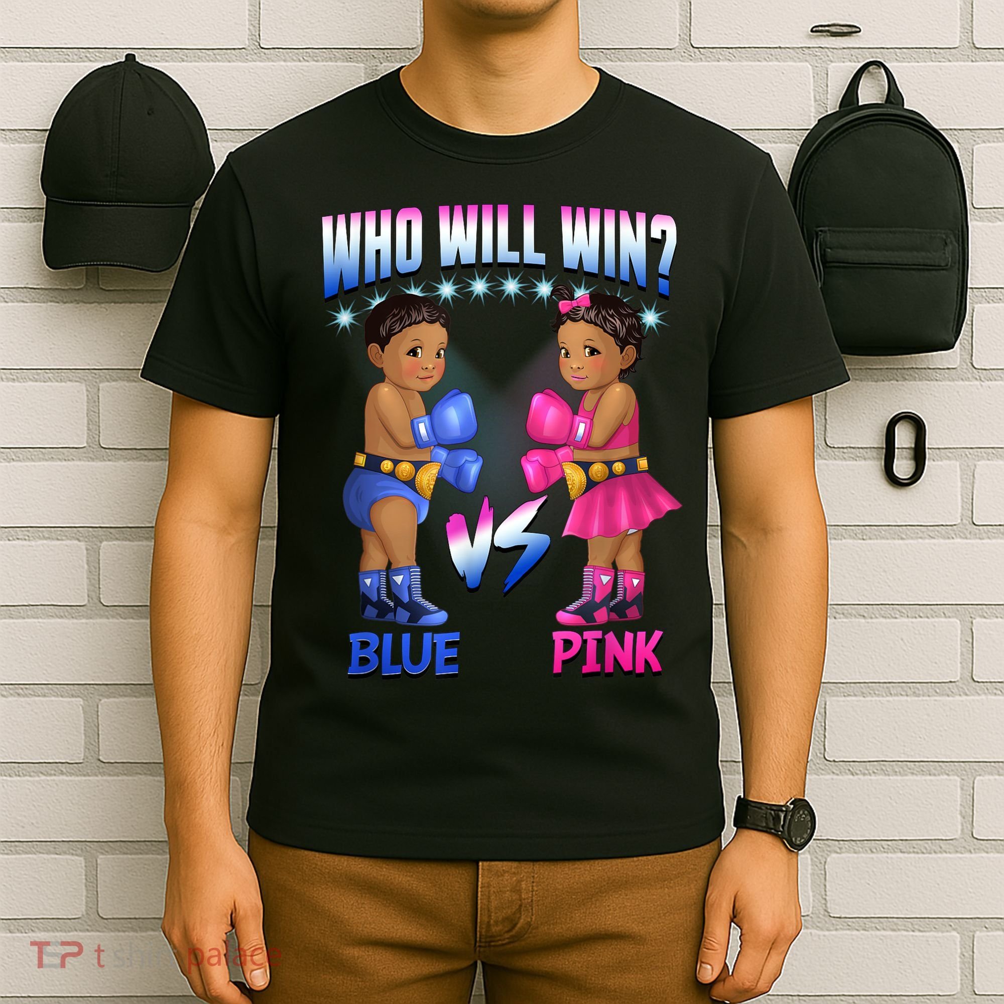 Funny Gender Reveal Boxing Keeper Of Gender Reveal Party T-Shirt