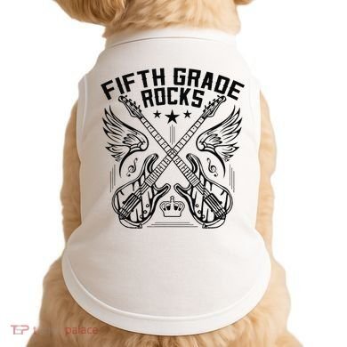 Fifth Grade Rocks Doggie Tank