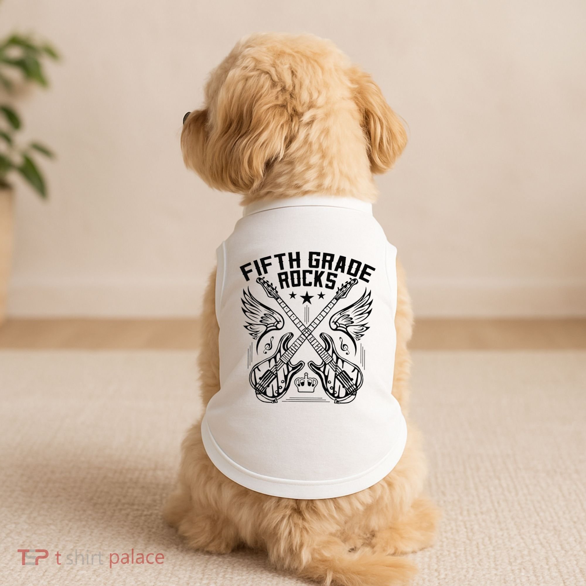 Fifth Grade Rocks Doggie Tank