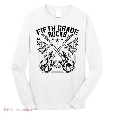 Fifth Grade Rocks Long Sleeve Shirt