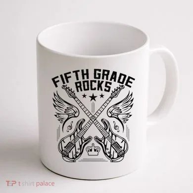 Fifth Grade Rocks Coffee Mug back