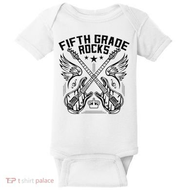 Fifth Grade Rocks Baby Bodysuit