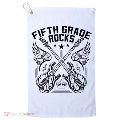 Fifth Grade Rocks Golf Towel