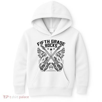 Fifth Grade Rocks Kids Hoodie