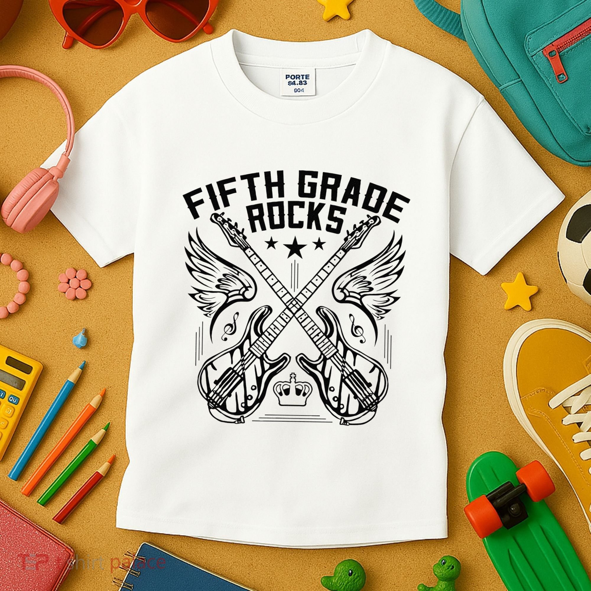 Fifth Grade Rocks Kids T-Shirt