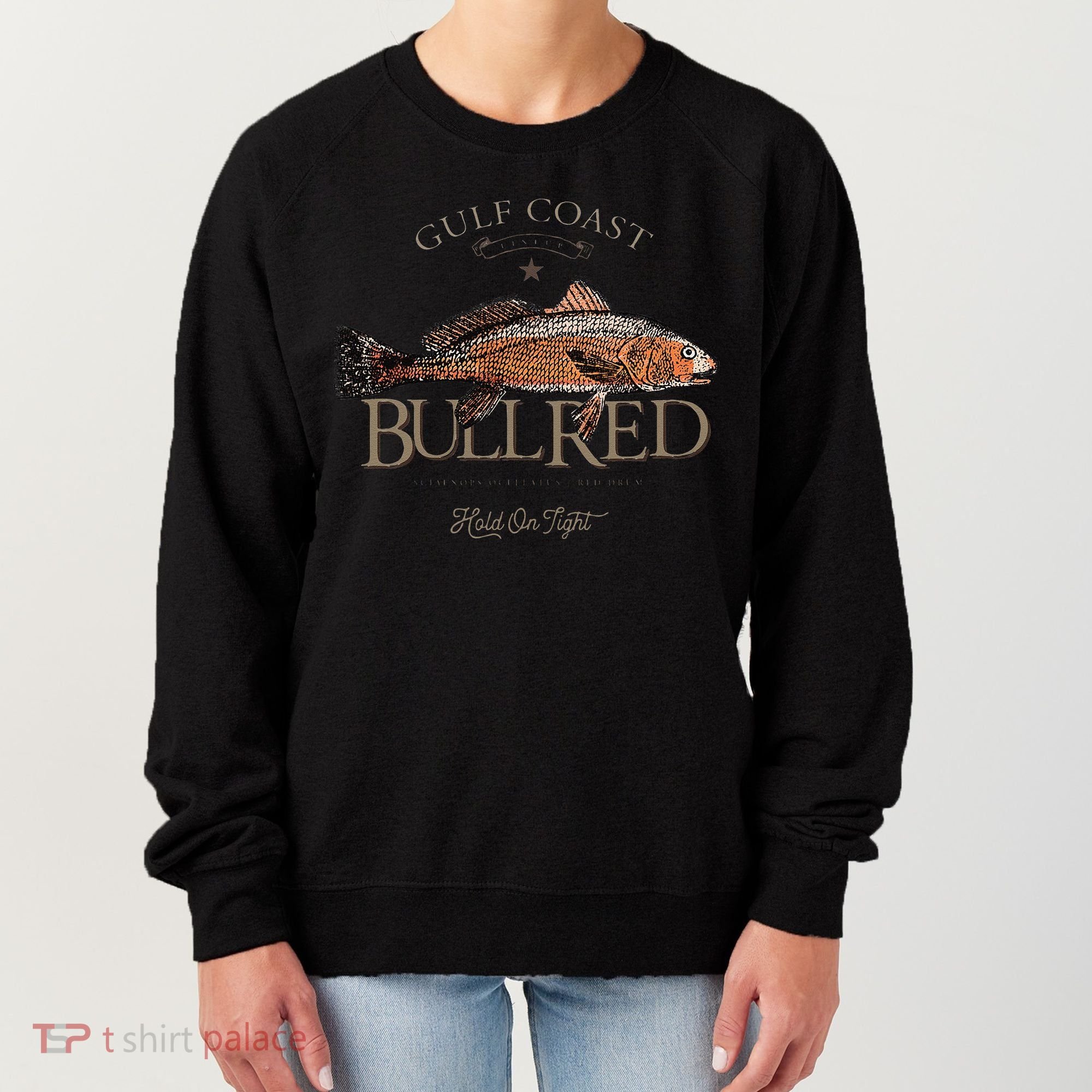 Fishing Gulf Red Drum Redfish Bull Red Women's Sweatshirt