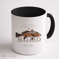 Fishing Gulf Red Drum Redfish Bull Red Coffee Mug thumb 1