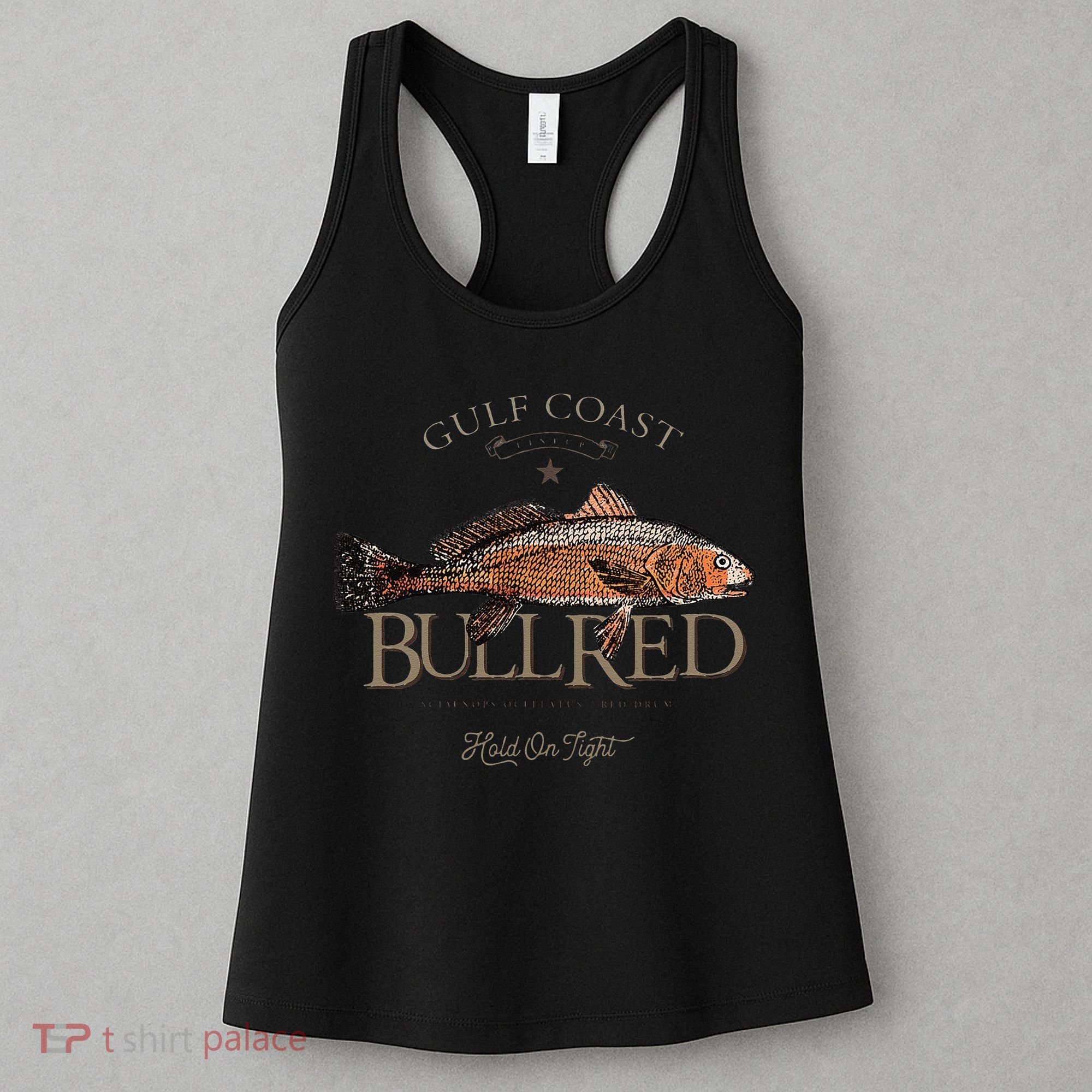 Fishing Gulf Red Drum Redfish Bull Red Women's Tank Top