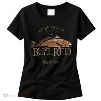 Fishing Gulf Red Drum Redfish Bull Red Women's T-Shirt thumb 0