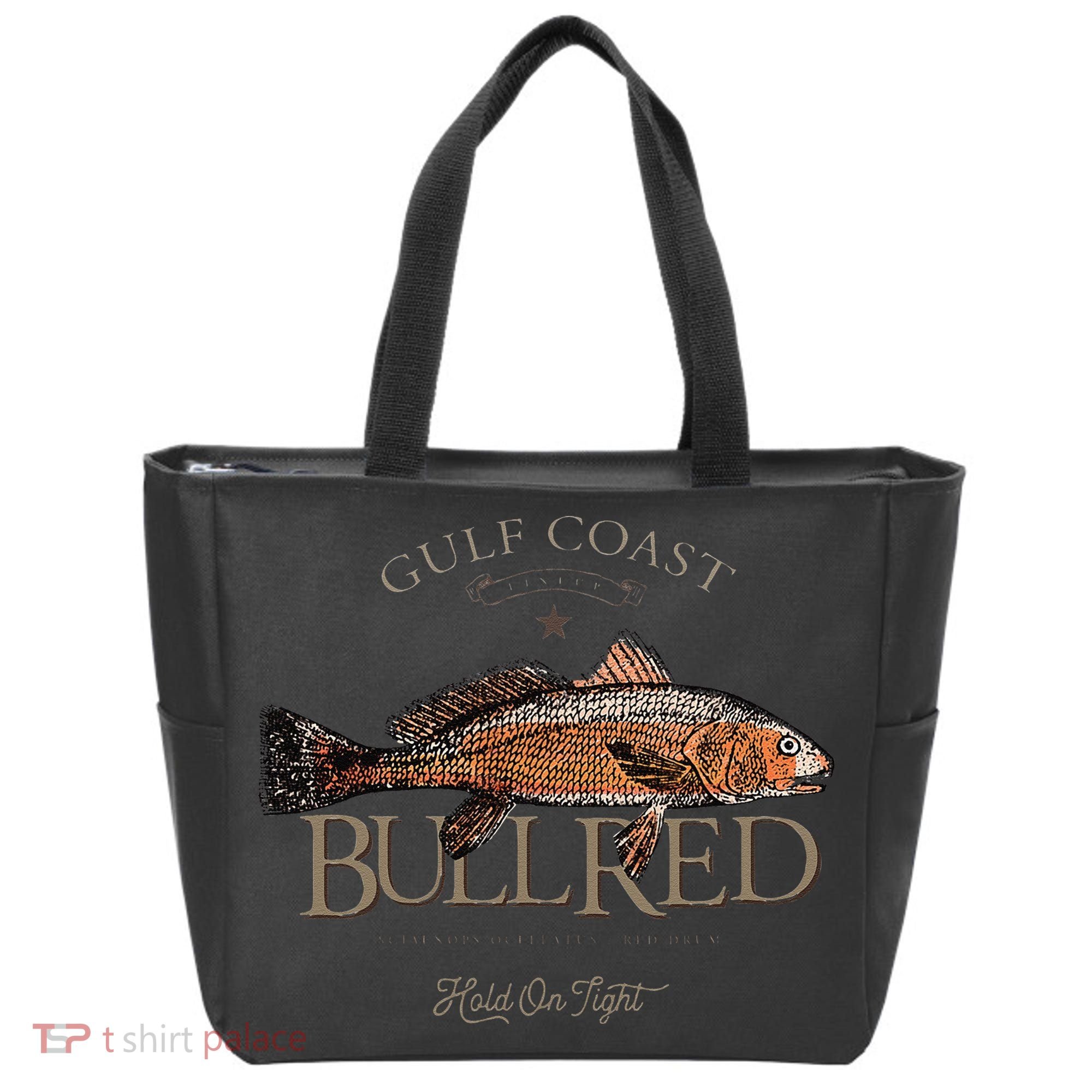 Fishing Gulf Red Drum Redfish Bull Red Tote Bag