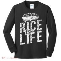 Filipino Gifts Rice Is Life Kids Long Sleeve Shirt thumb 0