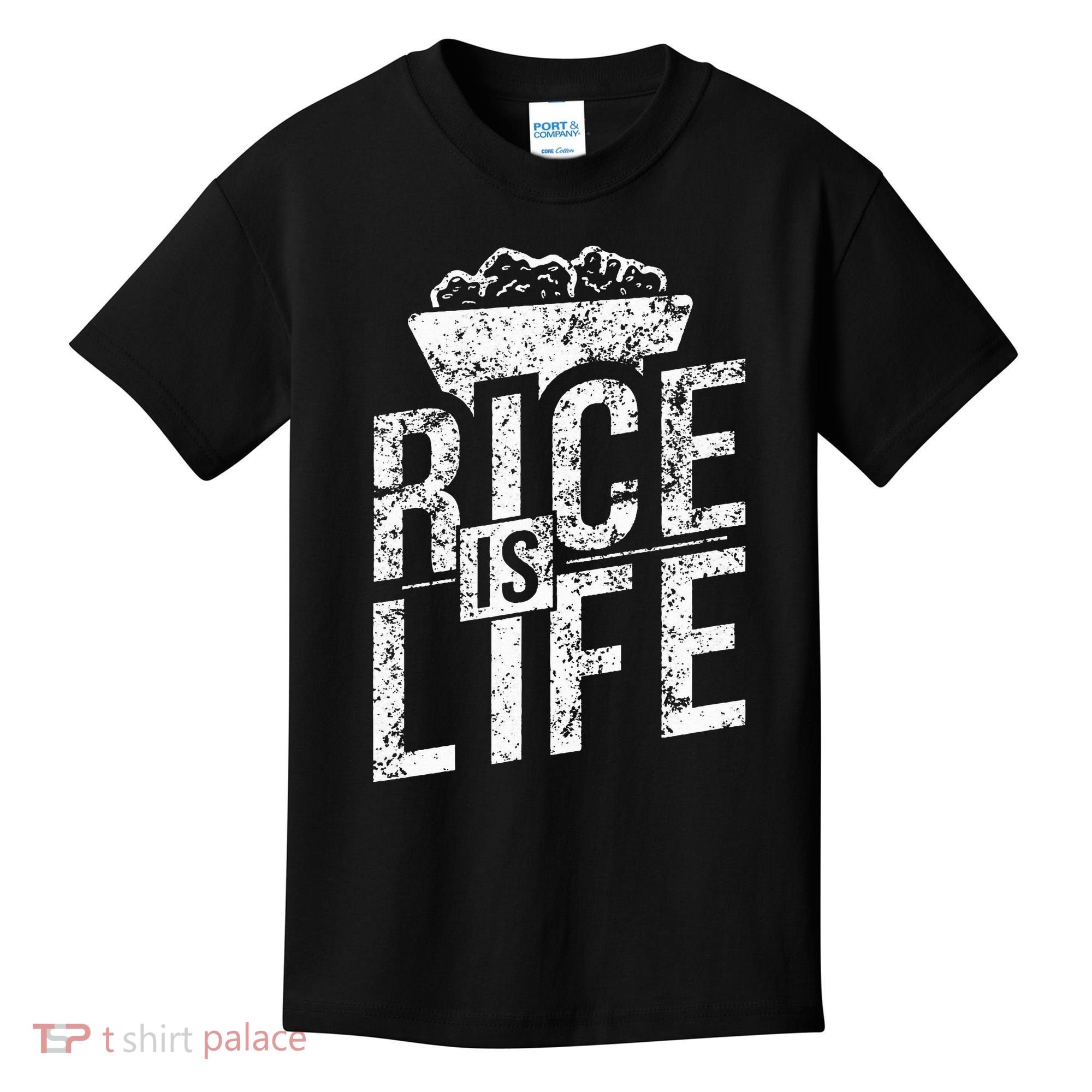 Filipino Gifts Rice Is Life Kids T-Shirt