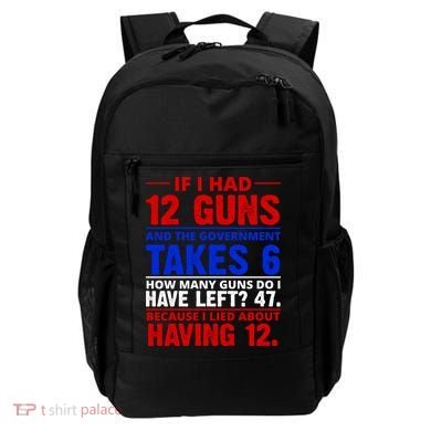 Funny Gun Rights Joke Backpack