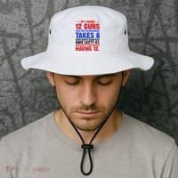 Funny Gun Rights Joke Bucket Hat thumb 2