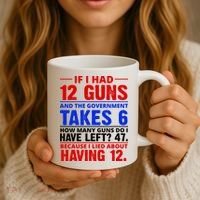 Funny Gun Rights Joke Coffee Mug thumb 3