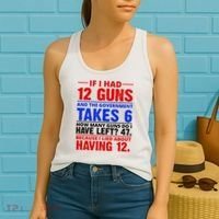 Funny Gun Rights Joke Women's Tank Top thumb 2