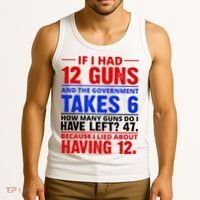 Funny Gun Rights Joke Tank Top thumb 3
