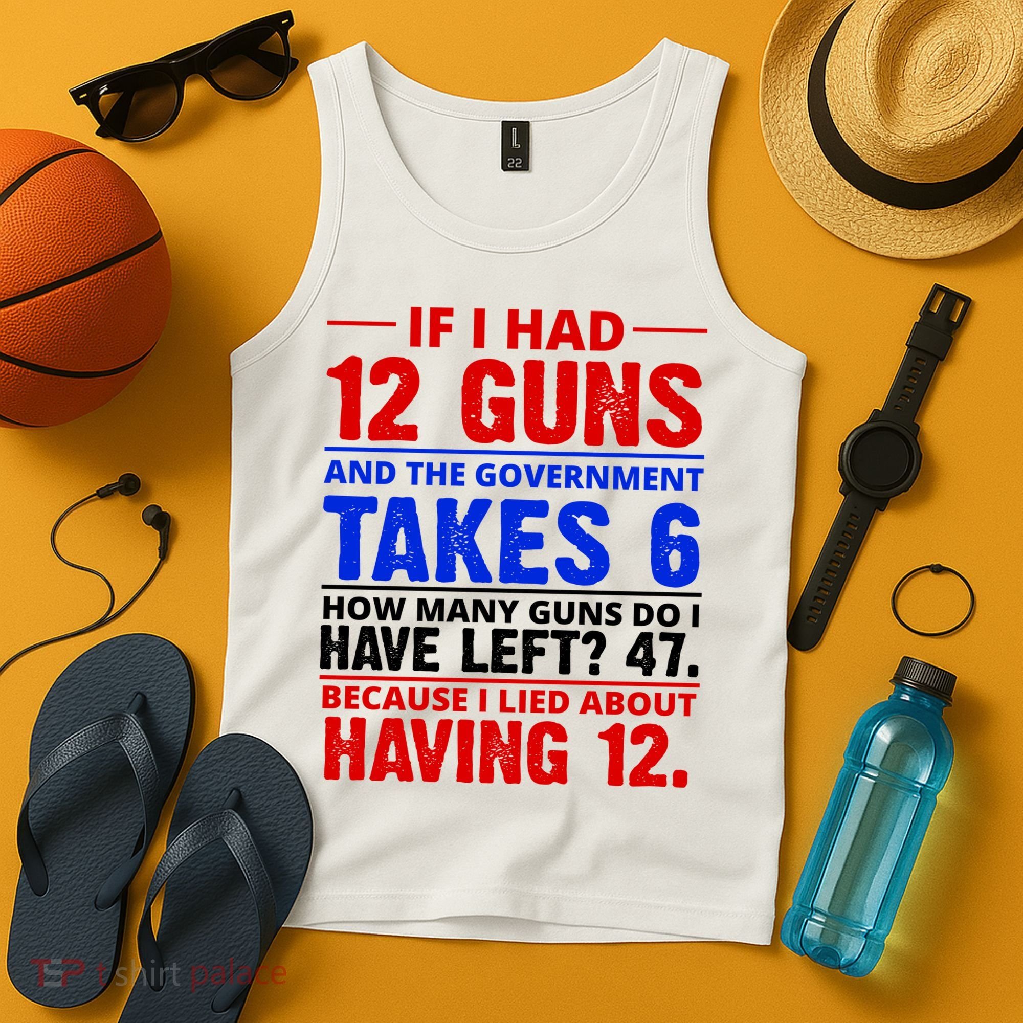 Funny Gun Rights Joke Tank Top