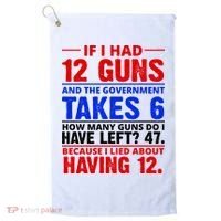 Funny Gun Rights Joke Golf Towel thumb 0